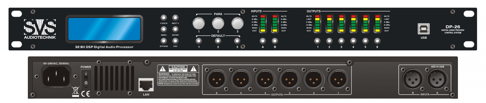 SVS Audiotechnik DP-26 Цифровой процессор: 2 входа 6 выходов в Гороховце
