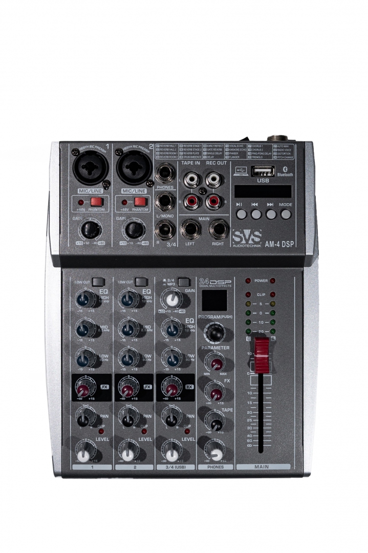 SVS Audiotechnik mixers AM-4 DSP Аналоговый микшерный пульт, 4-канала в Гороховце