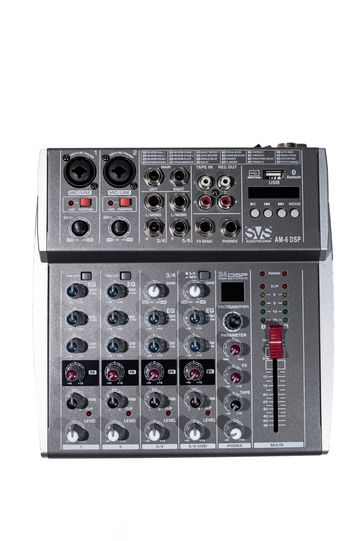 SVS Audiotechnik mixers AM-6 DSP Микшерный пульт аналоговый, 6-канальный SVS Audiotechnik mixers в Гороховце